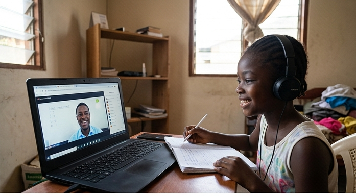 Online learning session